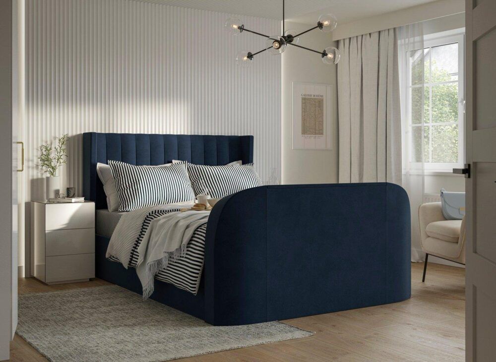 Cool and calming blue bedroom ideas