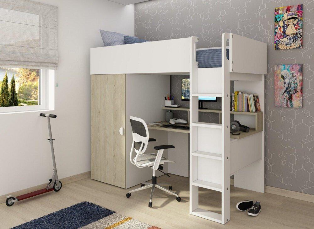 Wren Kids Wooden High Sleeper